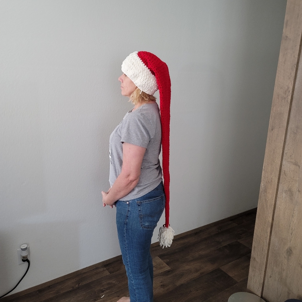 Long stocking cap